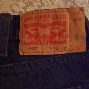 Levi's Men's Dark Blue Straight Jeans